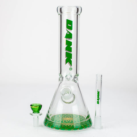 12" DANK 7 mm Thick beaker bong with thick base