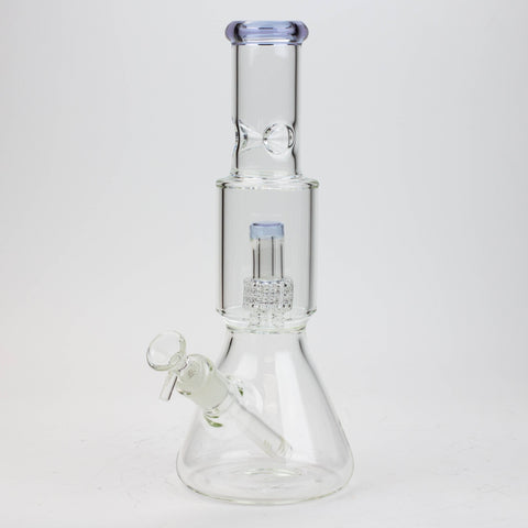 12" Glass Bong with shower head percolator [C2244]