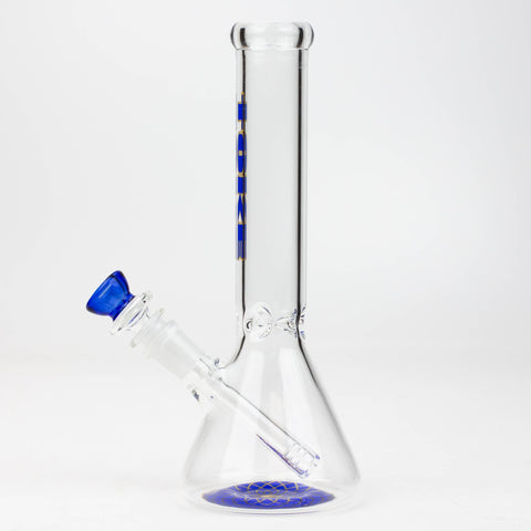 9.5" TOKE beaker glass water bong