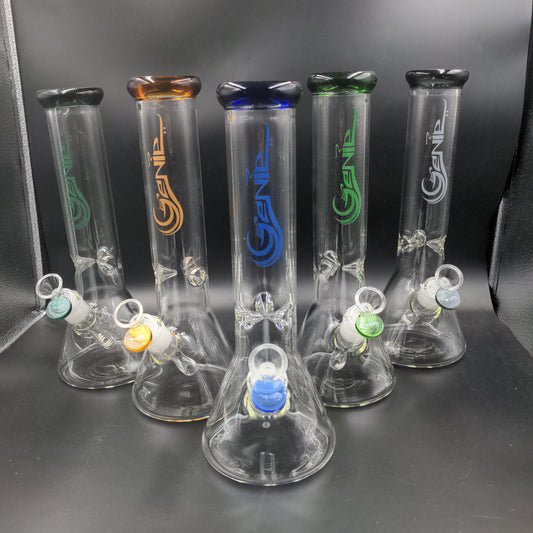 12" Genie Classic Beaker Glass Water Bong