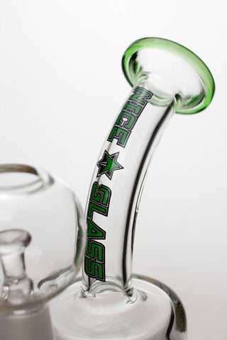 6" Nice glass shower head diffuser dab rig