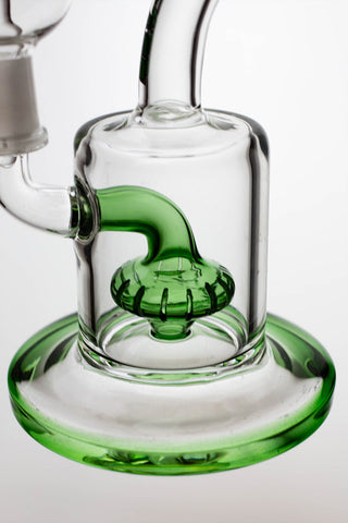 6" Nice glass shower head diffuser dab rig