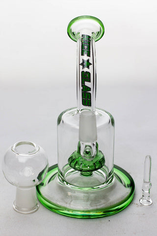 6" Nice glass shower head diffuser dab rig