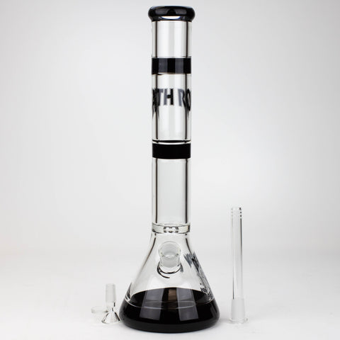 DEATH ROW-15.5"  7 mm Glass water pipe by Infyniti