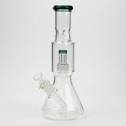 12" Glass Bong with shower head percolator [C2244]