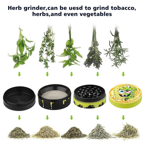 PILOTDIARY Cartoon Herb Grinder