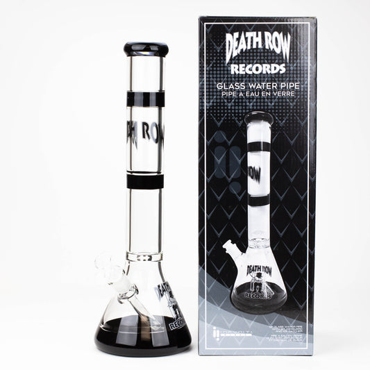 DEATH ROW-15.5"  7 mm Glass water pipe by Infyniti