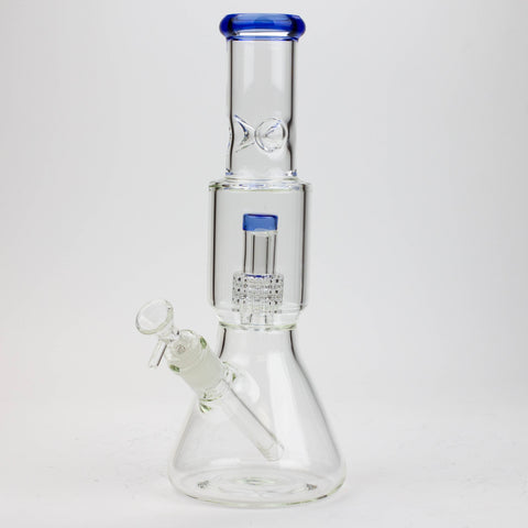 12" Glass Bong with shower head percolator [C2244]