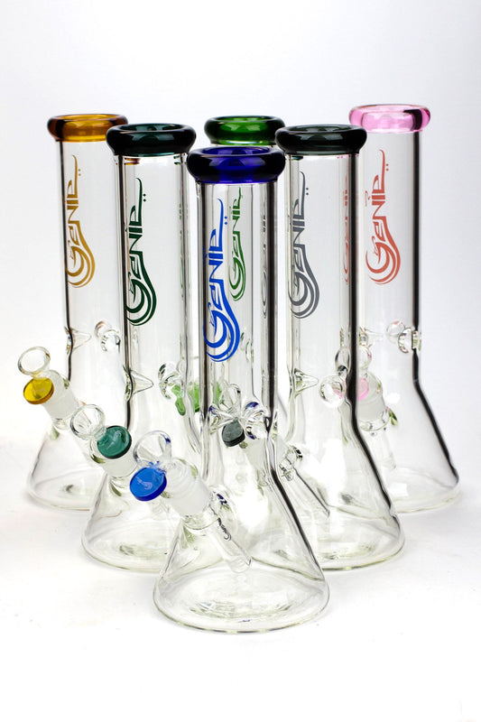 12" Genie Classic beaker glass water bong