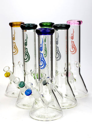 12" Genie Classic beaker glass water bong