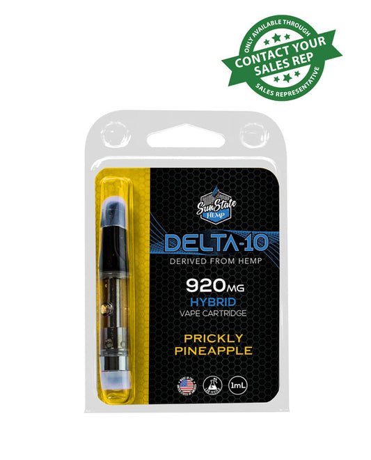 Delta 10 Hybrid Prickly Pineapple 1ml 920mg Cartridge