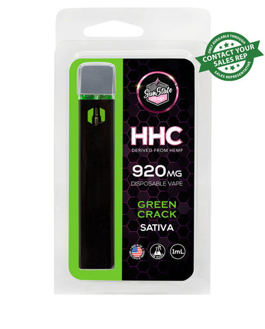 HHC Disposable Vape Sativa - Green Crack 1ml 920mg